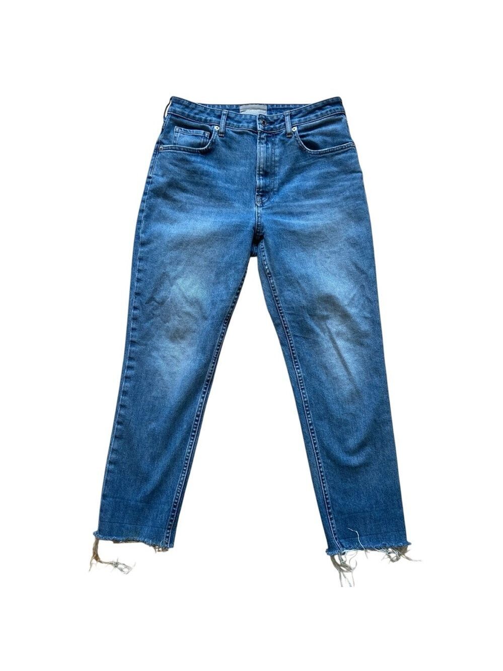 Everlane The Curvy Cheeky jeans mom style90’s inspiration lightwash blue 29 crop